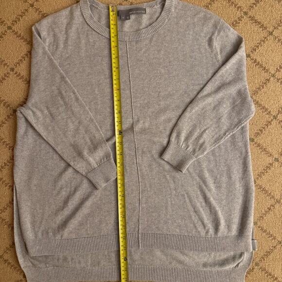 360 Sweater Gray crew neck with white star on back S - Picture 3 of 10